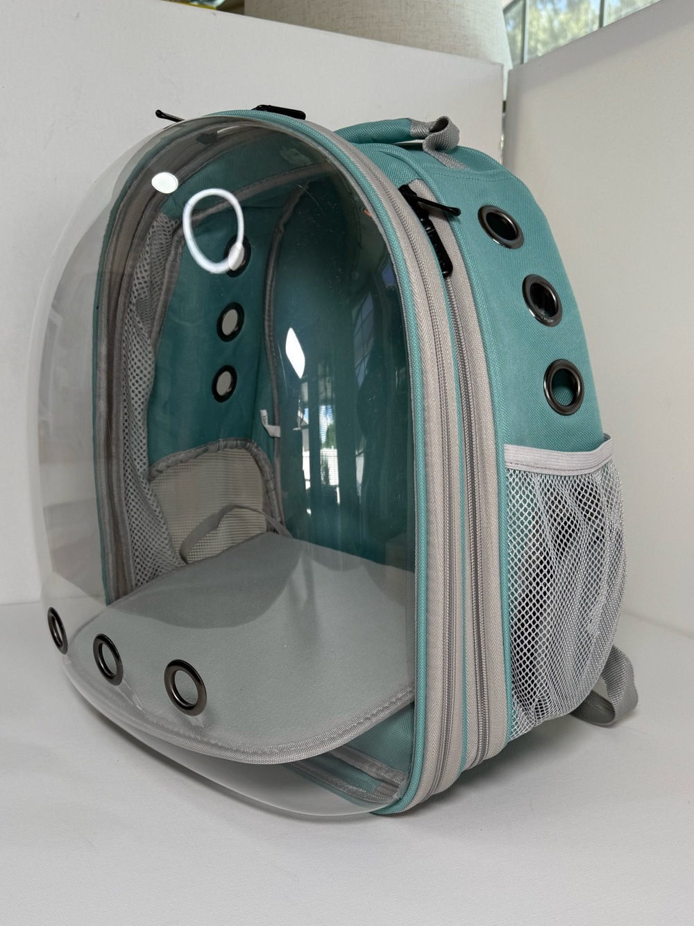 Backpack pet carrier never used. Perfect for travel with cat small dogs animals.